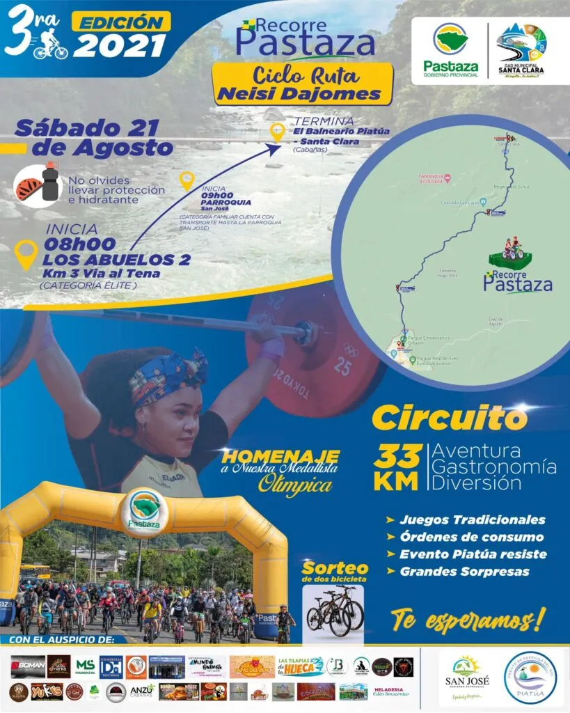 ¡Vive una nueva aventura en la 3ra Ciclo Ruta Recorre Pastaza!