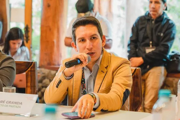 André Granda , Prefecto por Pastaza fue elegido Vicepresidente del CONGA.
