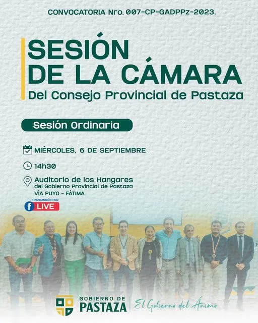 Transmisión en Vivo… Cámara Provincial en Acción