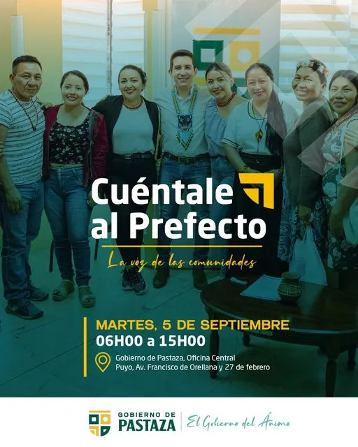 Este martes cuéntale al Prefecto con buenas y nuevas novedades