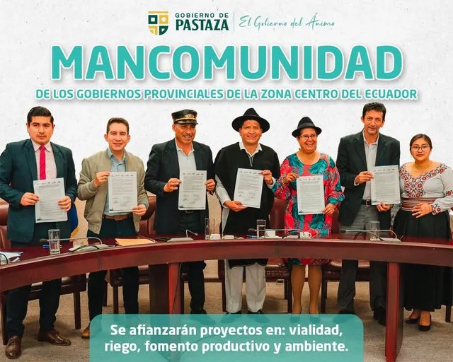¡De la mano por el desarrollo de las provincias de la zona central del país!.
