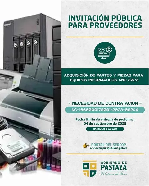 ¡Te invitamos a participar como proveedor, ahora todo es transparente!