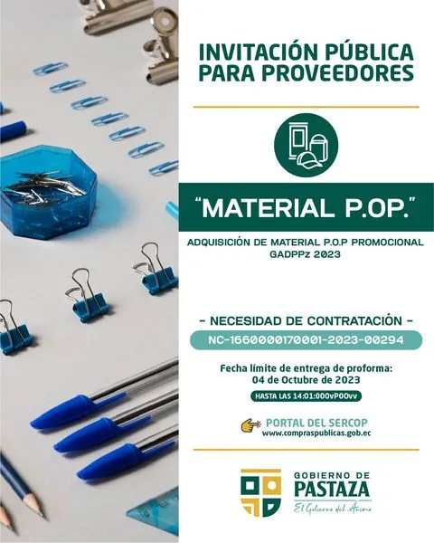 ¡Participa, ahora todos los procesos en el #GobiernodePastaza son transparentes!