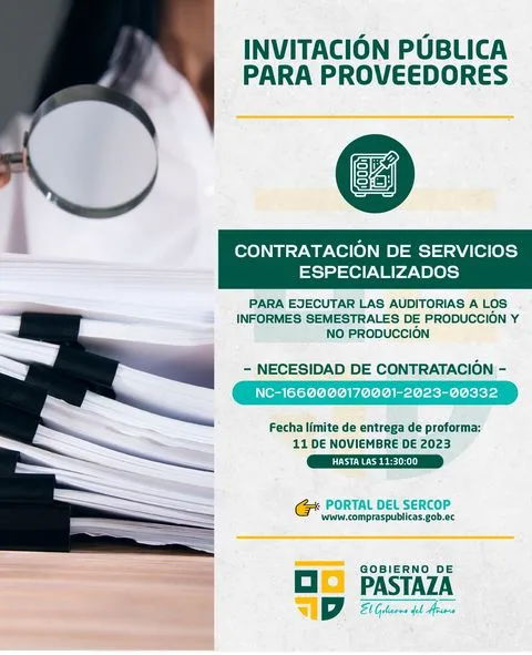 ¡Participa en nuestros procesos de compras públicas, ahora todo es transparente y con oportunidades para todos!