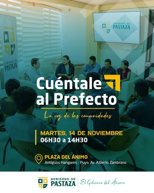 Cuéntale al Prefecto, este 14 de noviembre