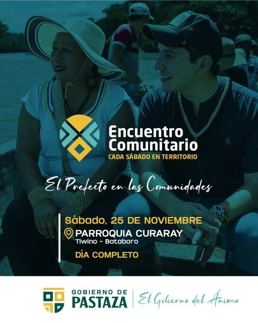 Este sábado en territorio, Parroquia Curaray !