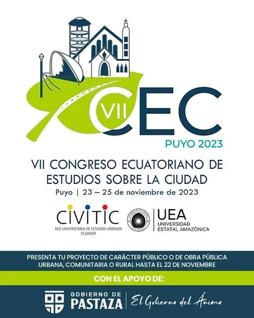 Apoyamos al VII Congreso Ecuatoriano de Estudios sobre la Ciudad