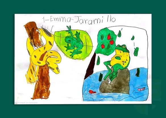 ¡Felicidades a los ganadores del concurso de dibujo y pintura de ranas y serpientes de #Pastaza!