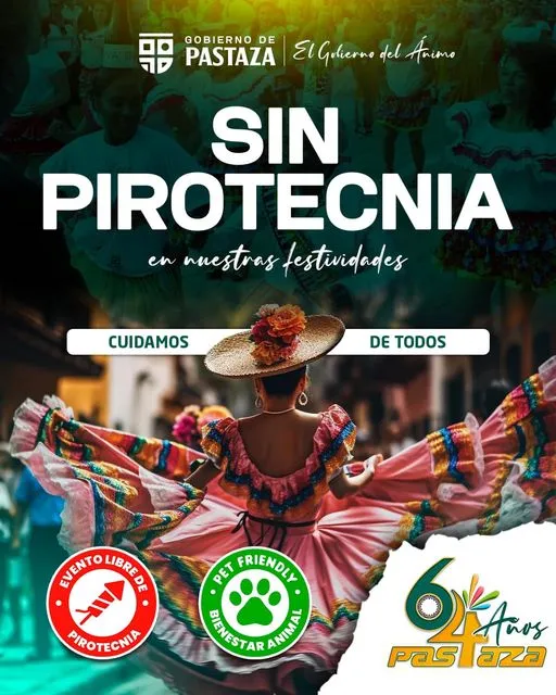 ¡Por fin unas fiestas libres de pirotecnia!