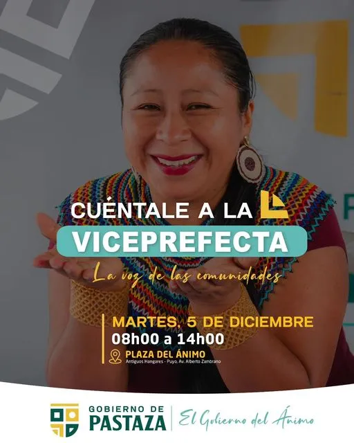 Importantes noticias para habitantes de Pastaza