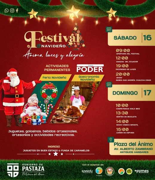 Ya llega #Navidad y con ella el Festival ánimo, luces y alegría