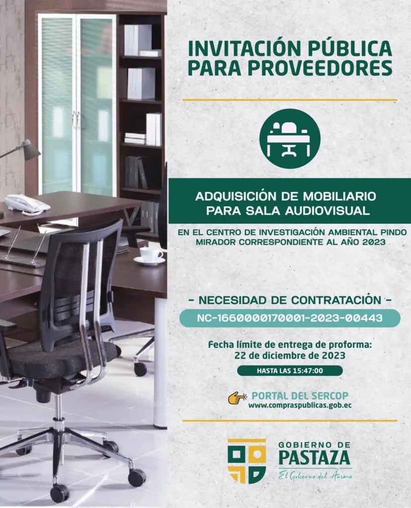 ¡Libre participación en contratación pública!