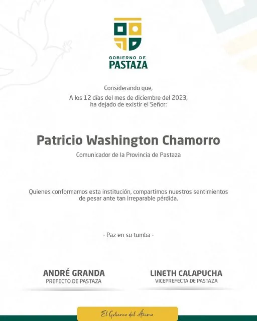 DIOS LO TENGA EN SU GLORIA