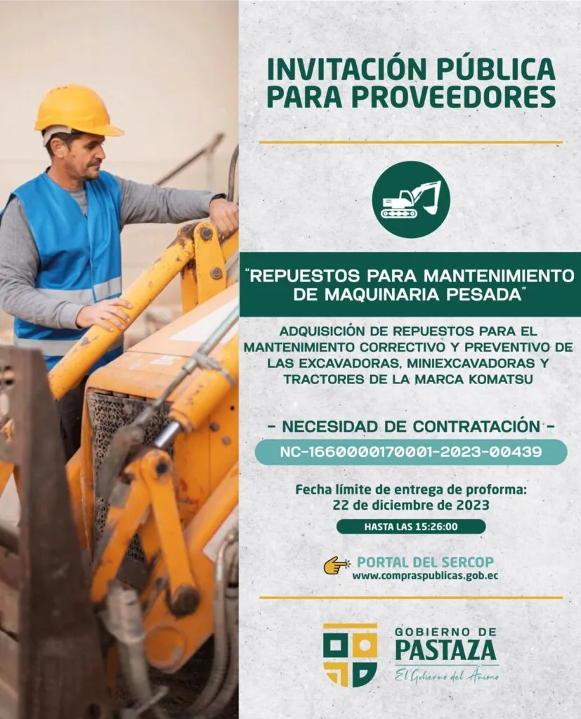 ¡Libre participación en contratación pública!
