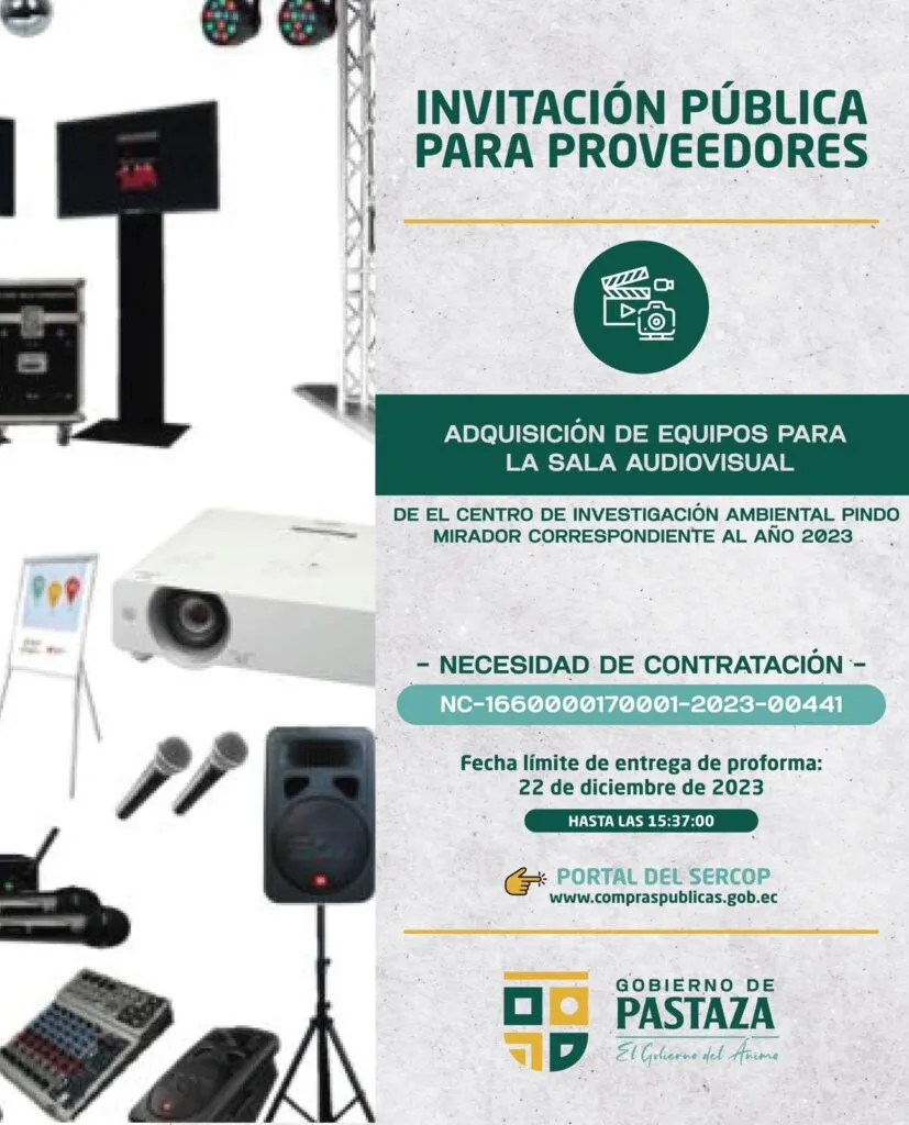 ¡Libre participación en contratación pública!