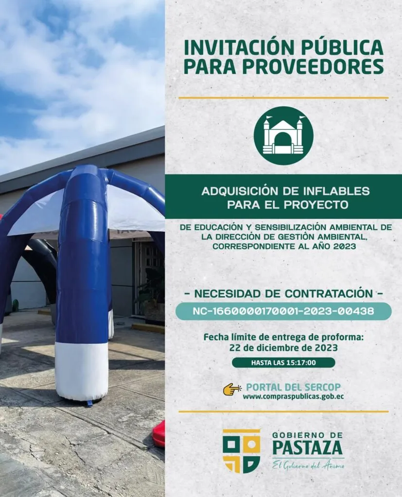 ¡Libre participación en contratación pública!