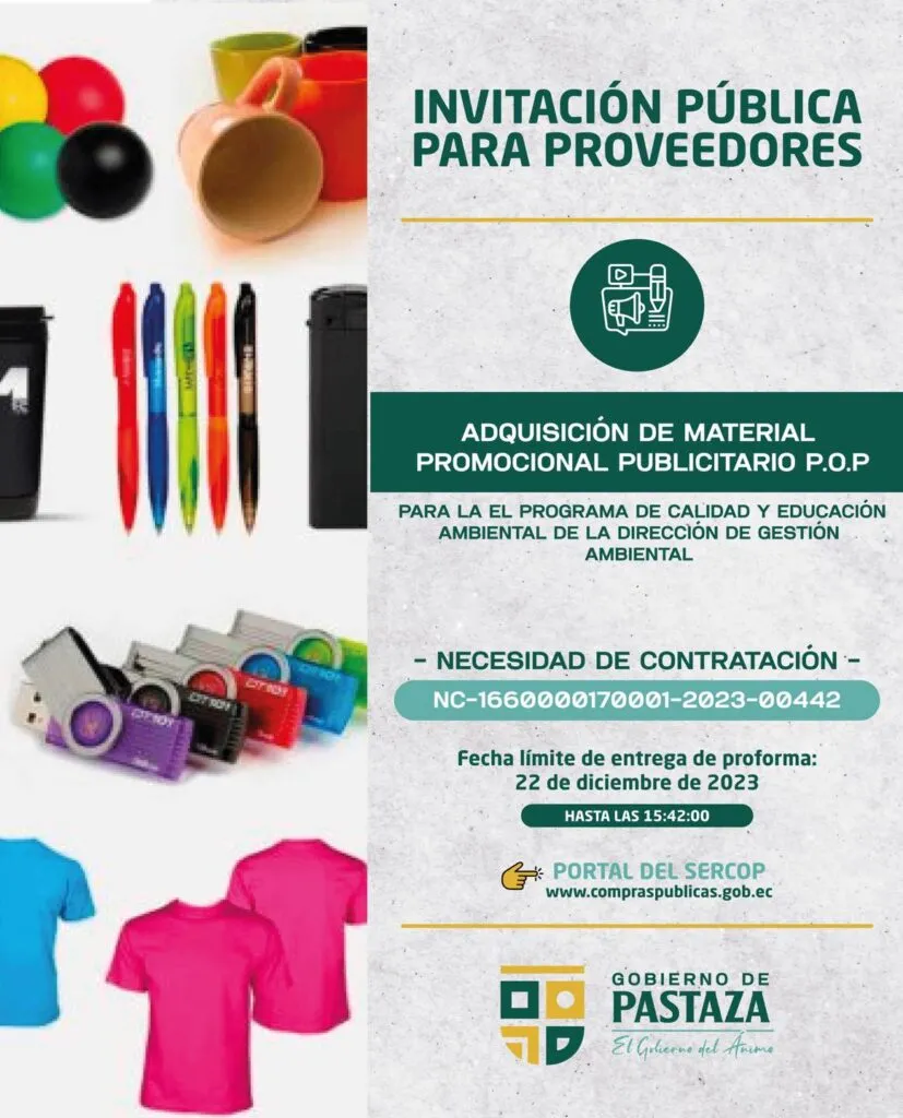 ¡Libre participación en contratación pública!