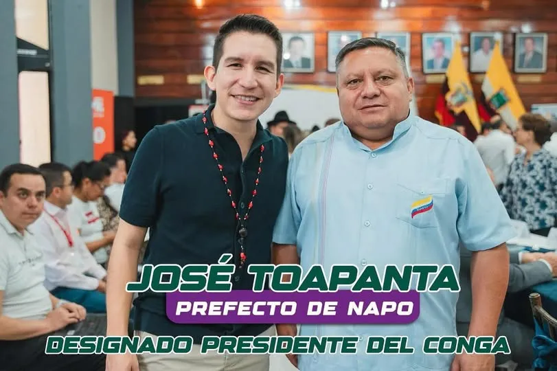 Prefecto de Napo nuevo presidente del CONGA
