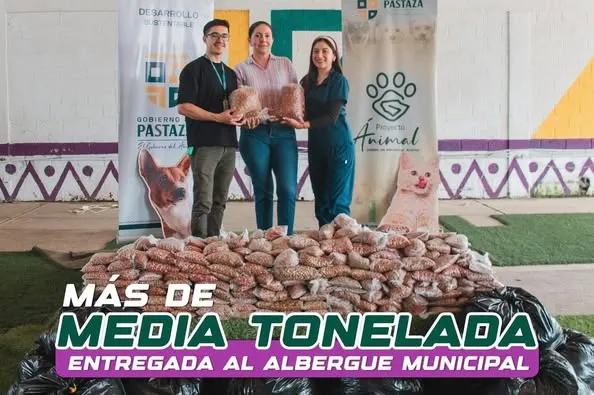 Proyecto Animal de Prefectura de Pastaza ayuda a albergue municipal del cantón Pastaza