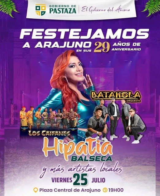 ¡Arajuno celebra por todo lo alto!