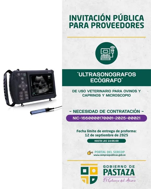 INVITACIÓN PÚBLICA PARA CONTRATISTAS -SERCOP