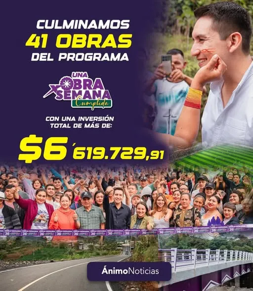 Gracias a Dios una nueva semana de trabajo, y mañana una nueva obra para la provincia.