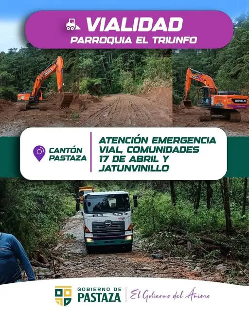 EMERGENCIA VIAL ATENDIDA EN EL TRIUNFO