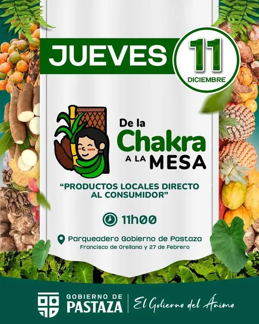 La producción de Pastaza es para todos