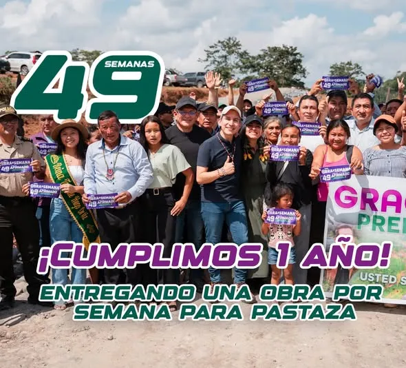 ¡Un año de entregar #UnaObraXSemana para Pastaza!