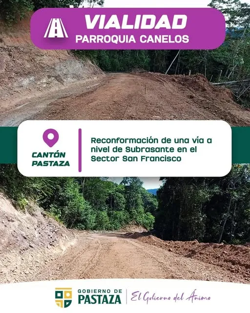 ¡Obra concluida con éxito en Canelos!
